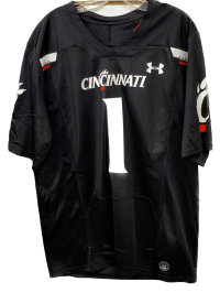 Univ Cincinnati Under Armour Football Jersey - Black